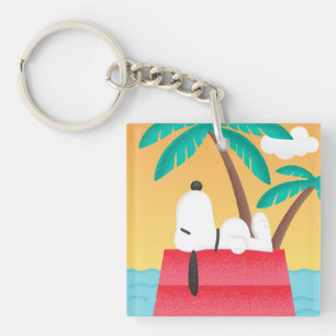 Peanuts   Snoopy Tropical Deco Dreams Key Ring