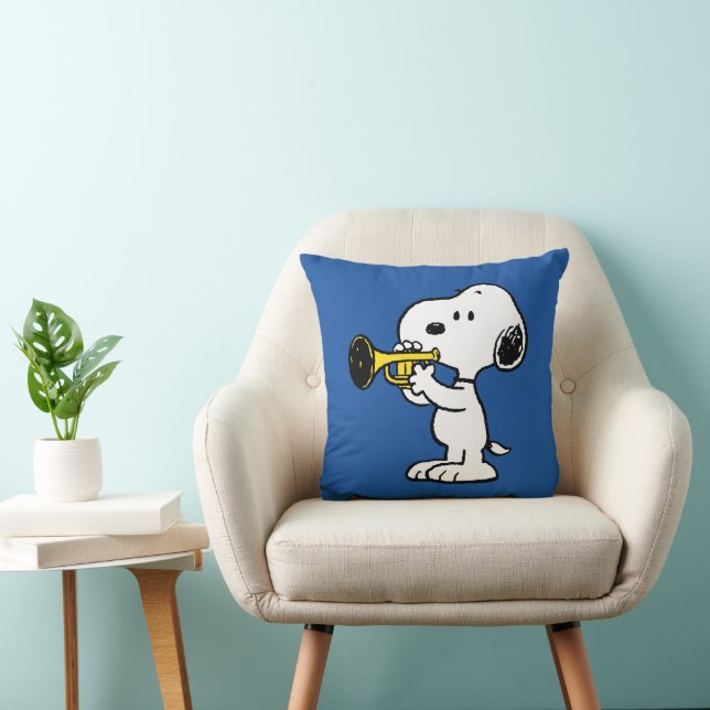 Peanuts | Snoopy Trumpet Player Cushion (Chair)