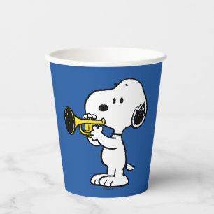 Peanuts   Snoopy Trumpet Player Paper Cups