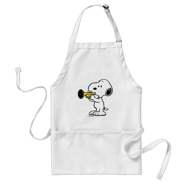 Peanuts | Snoopy Trumpet Player Standard Apron (Front)