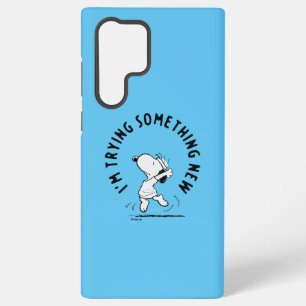 Peanuts   Snoopy Trying Something New Samsung Galaxy Case