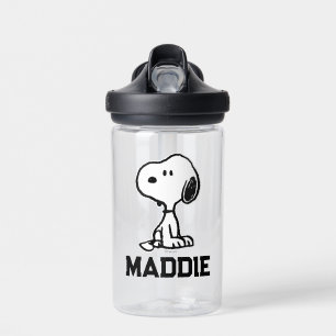 Peanuts   Snoopy Turns   Add Your Name Water Bottle