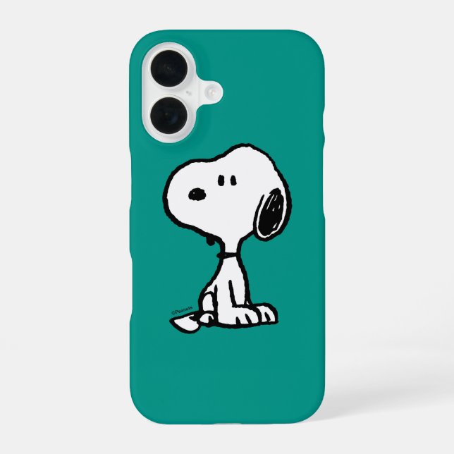 Peanuts | Snoopy Turns iPhone 16 Case (Back)