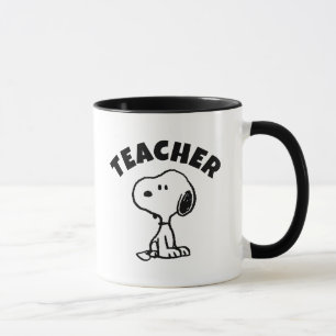 Peanuts   Snoopy Turns Teacher Mug