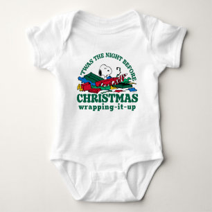 Peanuts   Snoopy 'Twas the Night Before Christmas Baby Bodysuit