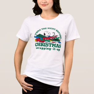 Peanuts Snoopy 'Twas the Night Before Christmas Tri-Blend Shirt