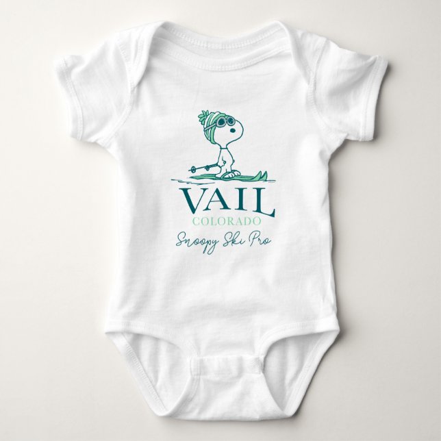 Peanuts | Snoopy Vail Colorado Baby Bodysuit (Front)