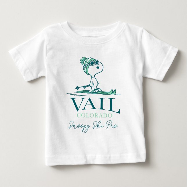 Peanuts | Snoopy Vail Colorado Baby T-Shirt (Front)
