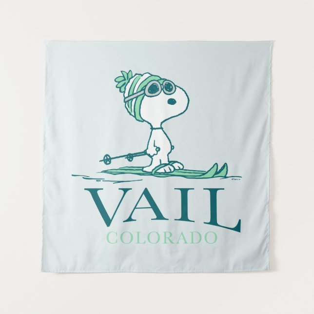 Peanuts | Snoopy Vail Colorado Tapestry (Front)