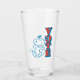 Peanuts   Snoopy - Vote Glass