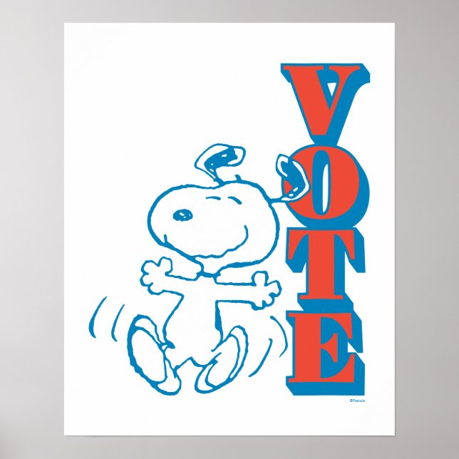 Peanuts | Snoopy - Vote Poster (Front)