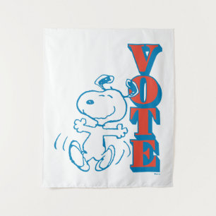 Peanuts   Snoopy - Vote Tapestry