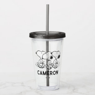 Peanuts   Snoopy Walking Tall Acrylic Tumbler