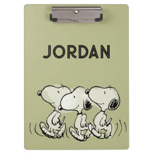Peanuts   Snoopy Walking Tall Clipboard