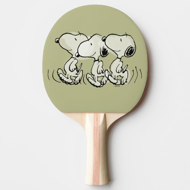 Peanuts | Snoopy Walking Tall Ping Pong Paddle (Front)