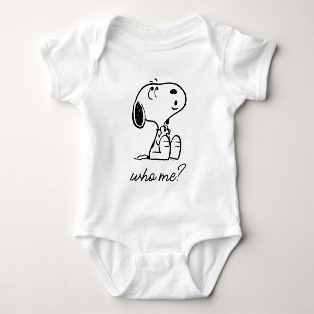 Peanuts | Snoopy Whistle Baby Bodysuit (Front)