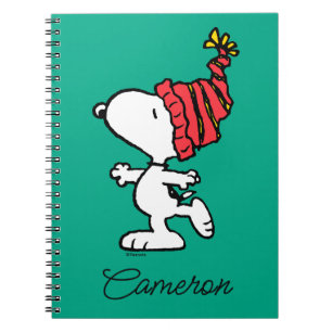 Peanuts   Snoopy Winter Beanie Cap Notebook
