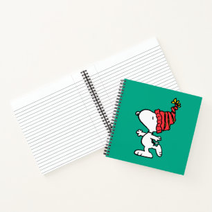 Peanuts   Snoopy Winter Beanie Cap Notebook