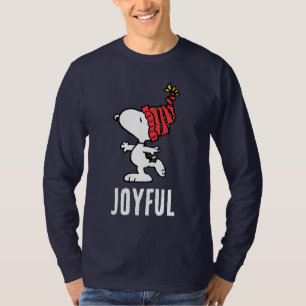 Peanuts Snoopy Winter Beanie Cap T-Shirt