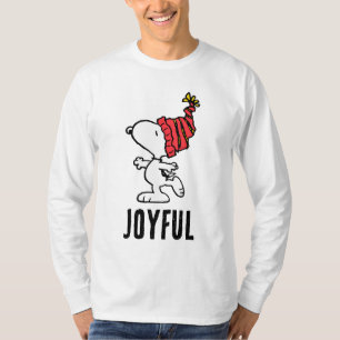 Peanuts Snoopy Winter Beanie Cap T-Shirt
