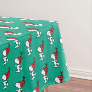 Peanuts   Snoopy Winter Beanie Cap Tablecloth