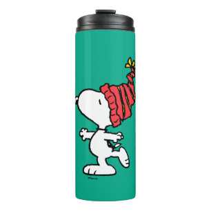 Peanuts   Snoopy Winter Beanie Cap Thermal Tumbler