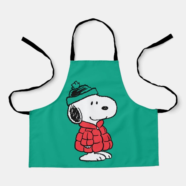 Peanuts | Snoopy Winter Coat & Hat Apron (Front)