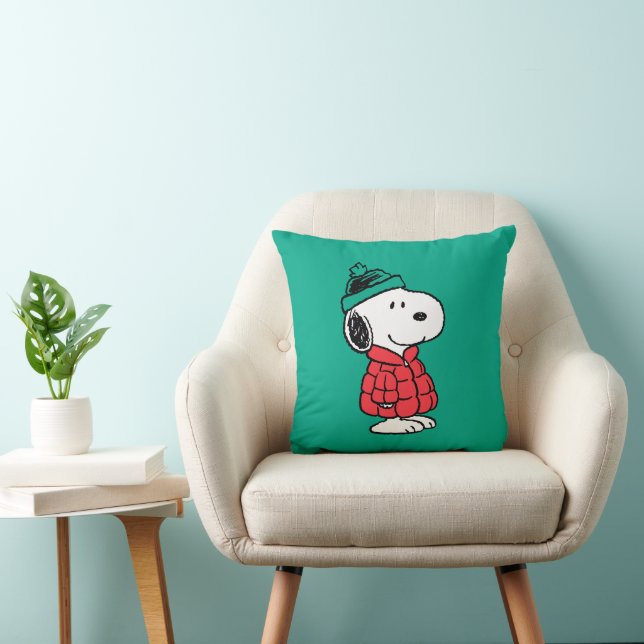 Peanuts | Snoopy Winter Coat & Hat Cushion (Chair)
