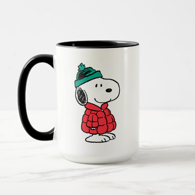 Peanuts | Snoopy Winter Coat & Hat Mug (Left)