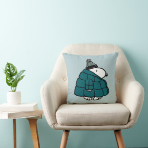 Peanuts   Snoopy Winter Puffer Jacket Cushion