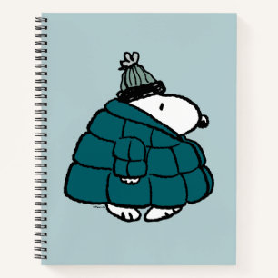 Peanuts   Snoopy Winter Puffer Jacket Notebook
