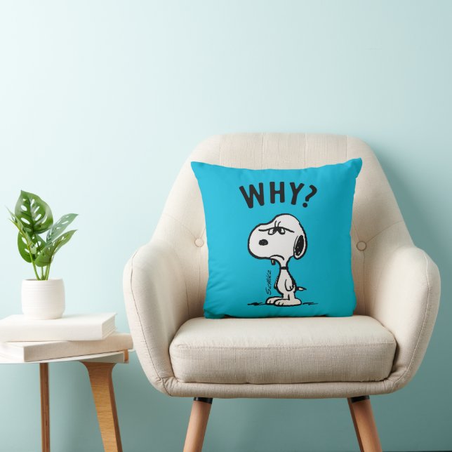 Peanuts | Snoopy Wonders Why? Cushion (Chair)