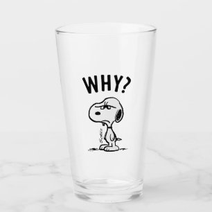 Peanuts   Snoopy Wonders Why? Glass