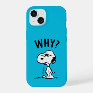 Peanuts   Snoopy Wonders Why? iPhone 15 Case