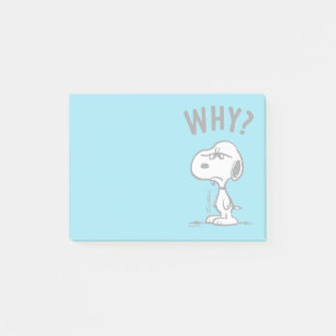 Peanuts   Snoopy Wonders Why? Post-it Notes