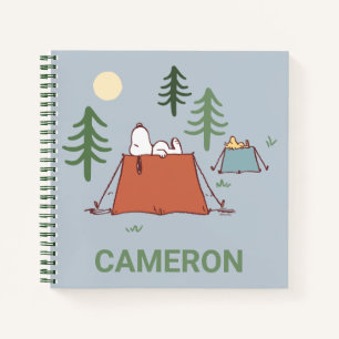 Peanuts   Snoopy & Woodstock   Add Your Name Notebook