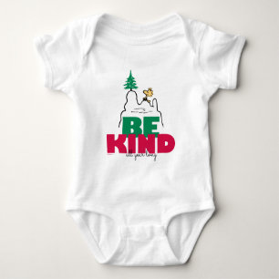 Peanuts Snoopy & Woodstock Be Kind Baby Bodysuit