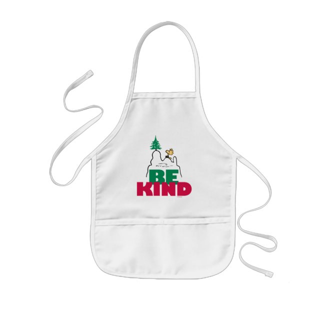 Peanuts | Snoopy & Woodstock Be Kind Kids Apron (Front)