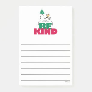 Peanuts   Snoopy & Woodstock Be Kind Post-it Notes