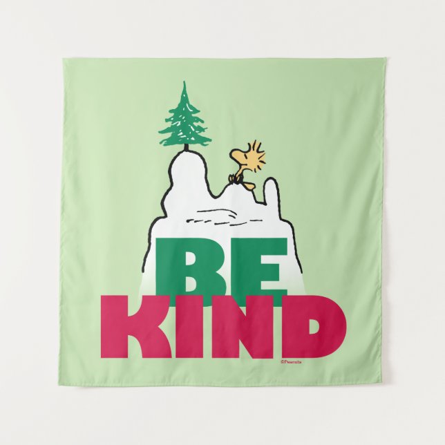 Peanuts | Snoopy & Woodstock Be Kind Tapestry (Front)