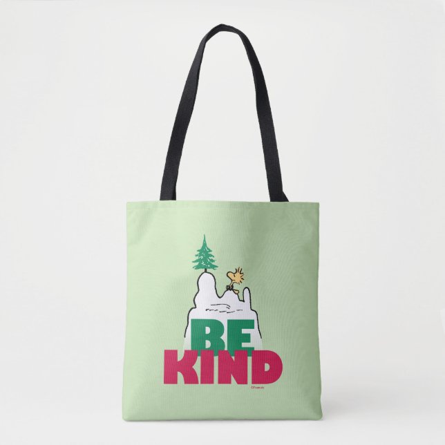 Peanuts | Snoopy & Woodstock Be Kind Tote Bag (Front)