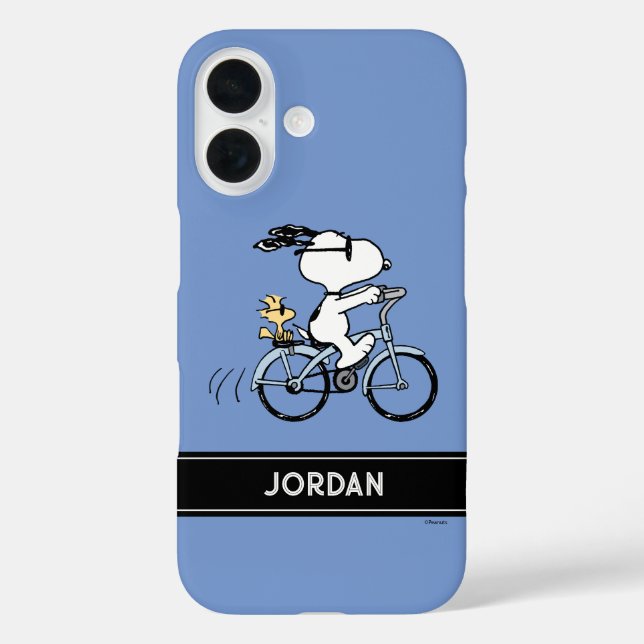 Peanuts | Snoopy & Woodstock Bicycle Case-Mate iPhone Case (Back)