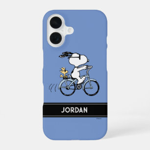 Peanuts Snoopy & Woodstock Bicycle iPhone 16 Case
