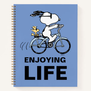 Peanuts   Snoopy & Woodstock Bicycle Notebook