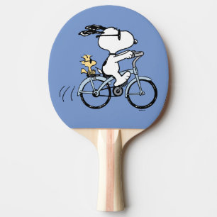Peanuts   Snoopy & Woodstock Bicycle Ping Pong Paddle
