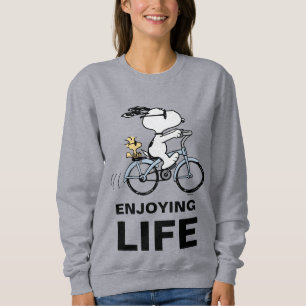 Peanuts   Snoopy & Woodstock Bicycle Sweatshirt