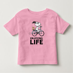 Peanuts Snoopy & Woodstock Bicycle Toddler T-Shirt