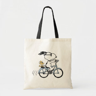 Peanuts   Snoopy & Woodstock Bicycle Tote Bag