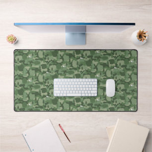 Peanuts   Snoopy & Woodstock Camouflage Camp Desk Mat