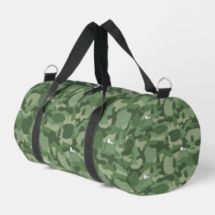 Peanuts Snoopy & Woodstock Camouflage Camp Duffle Bag